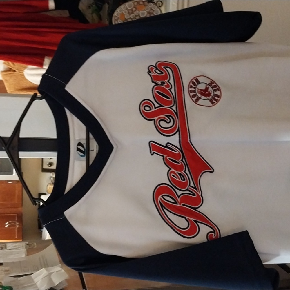 Red Sox White and Blue Jersey Bye Dynasty -Size Large - Picture 5 of 7